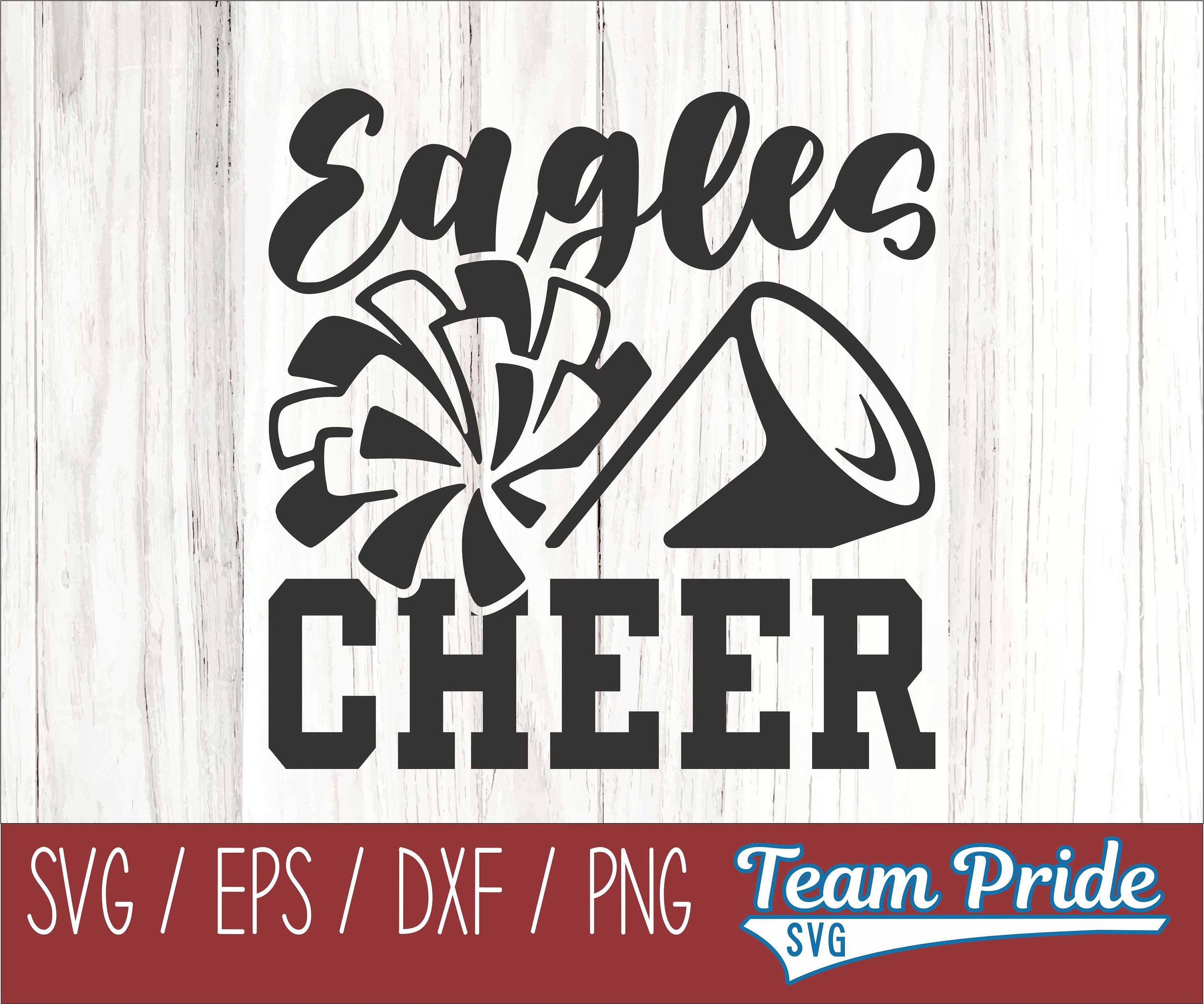 Eagles Cheer SVG Digital Download Printable Svg Eps Dxf Etsy