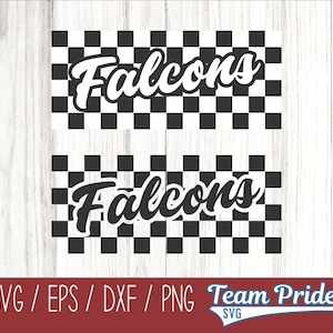 Falcons Retro Team Design SVG Digital Download Printable - Svg, Eps, Dxf, Png file formats for use on Circut, Silhouette, Sublimation