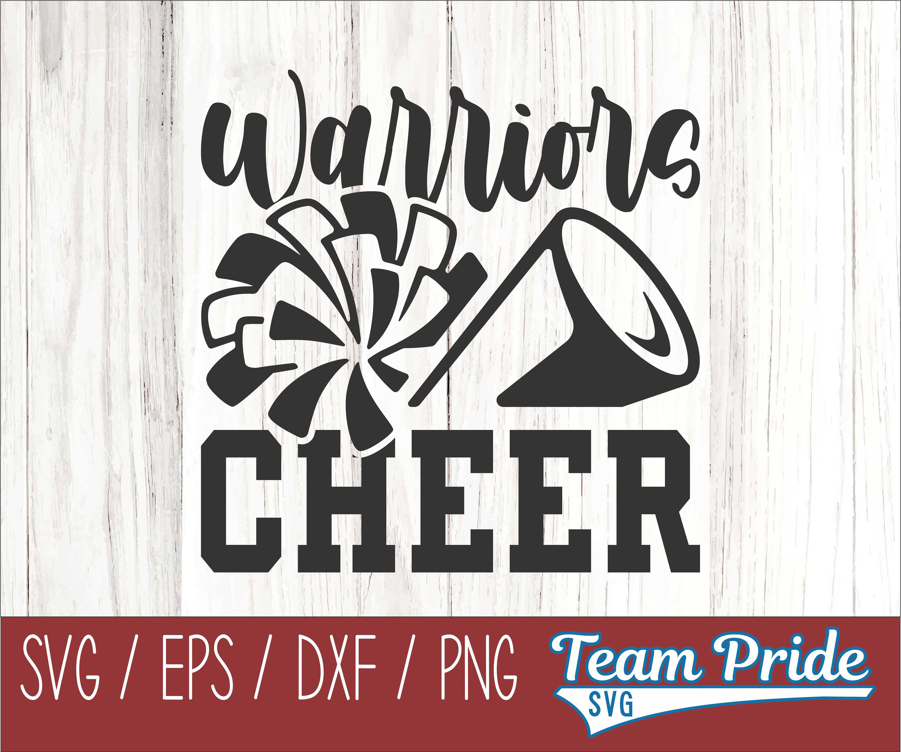 Warriors Cheer SVG Descarga digital imprimible Svg Eps Etsy México