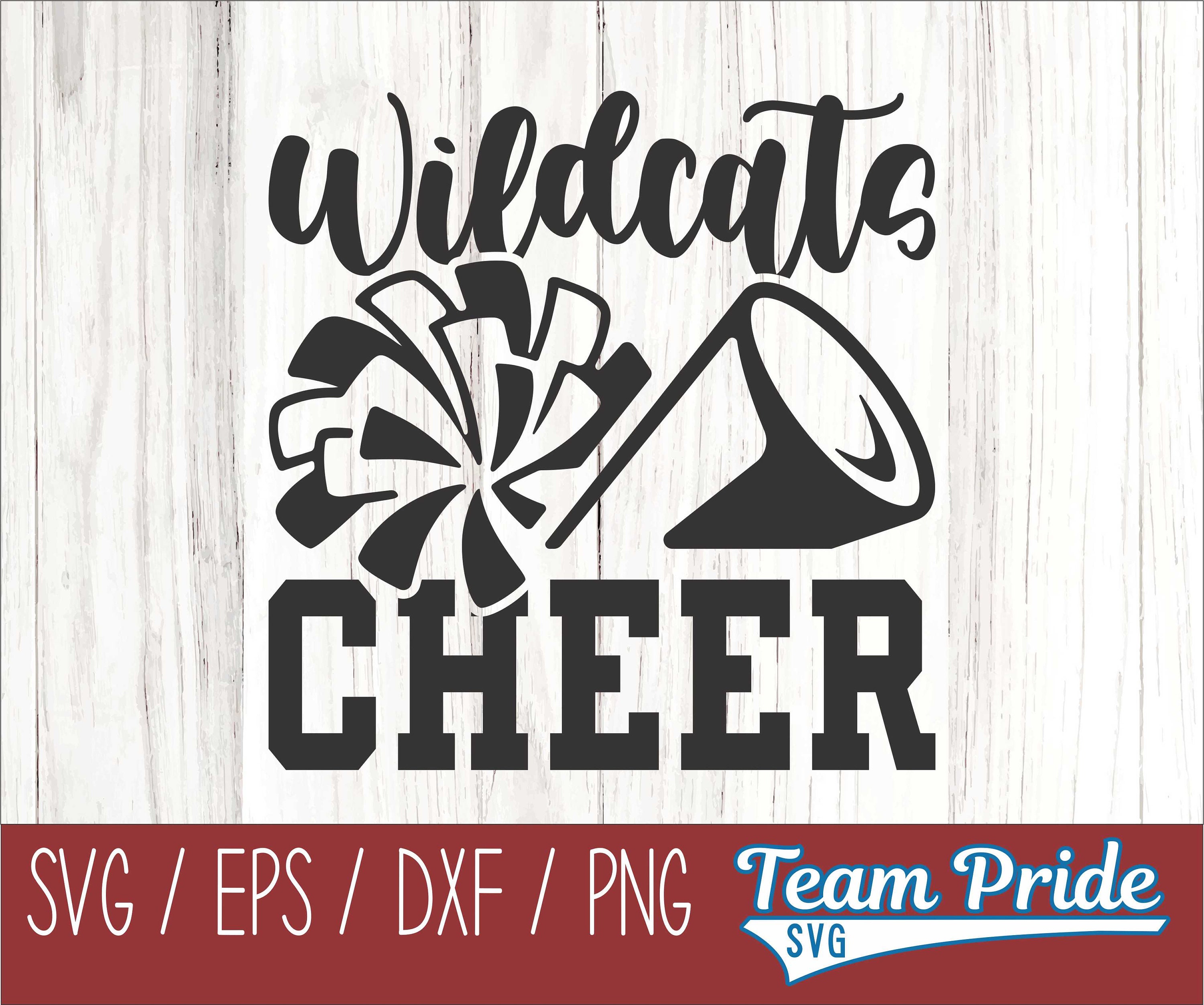 Wildcats Cheer SVG Digital Download Printable Svg Eps Dxf Etsy