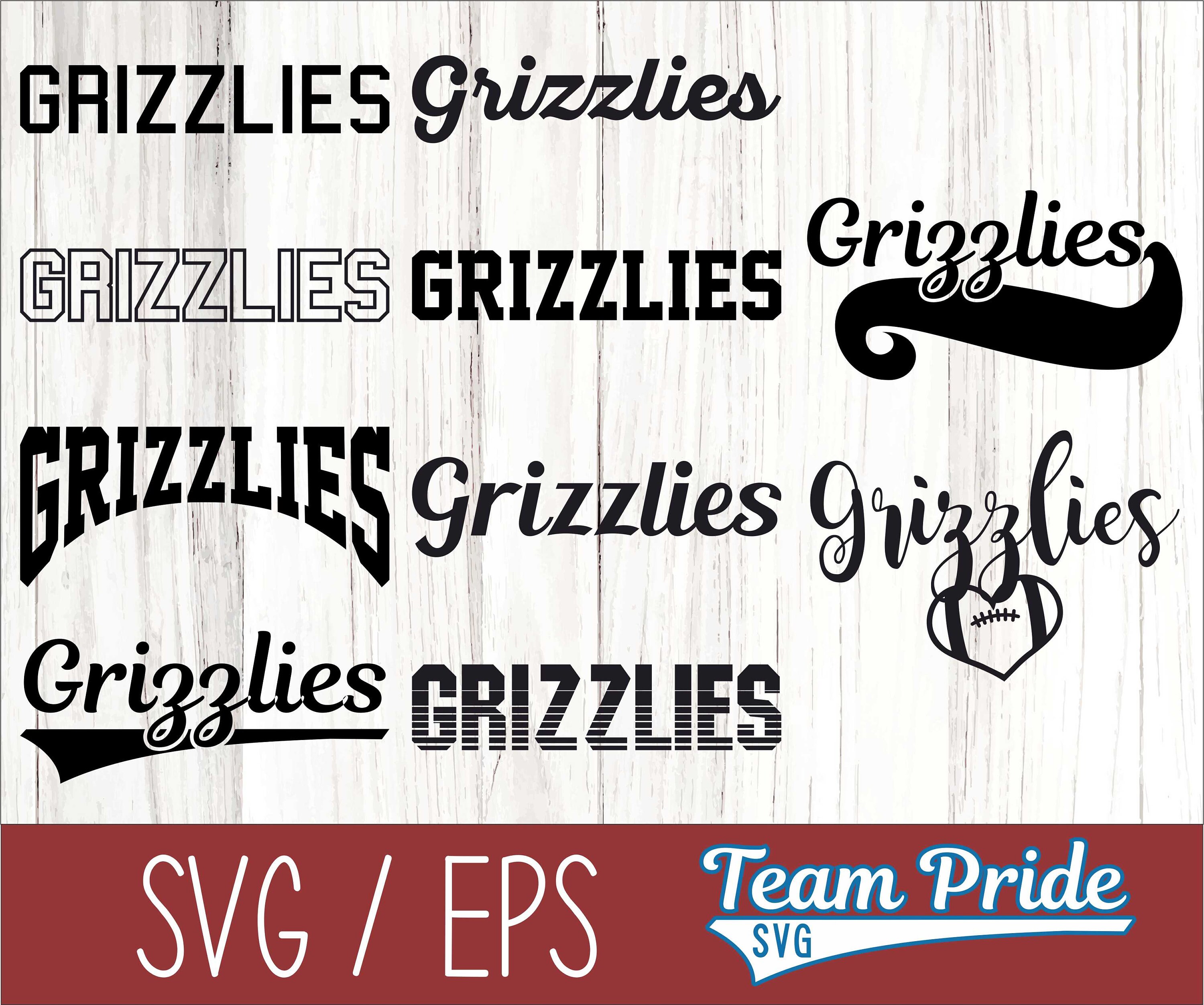 Grizzlies SVG Bundle Digital Download Grizzly Pride Lions - Etsy