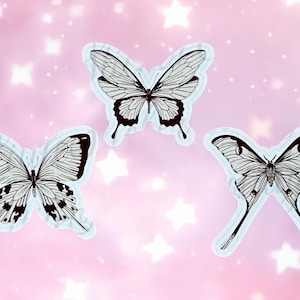 Butterfly Die Cut Stickers | Laptop Sticker, Crafting, Journal Sticker