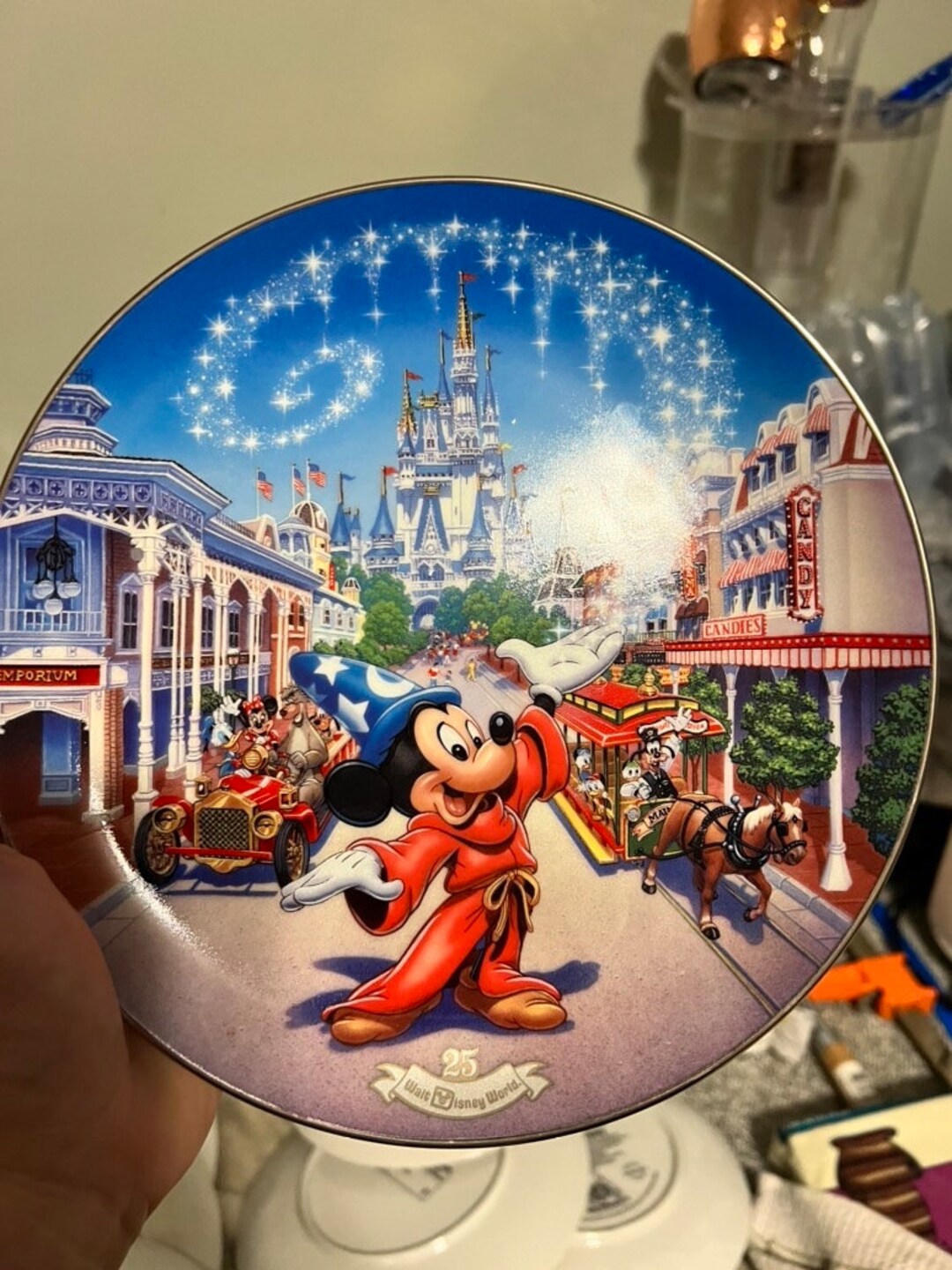 25th Anniversary Walt Disney Plate Etsy