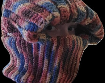 Gehaakte bivakmuts: gezichtswarmer voor de winter