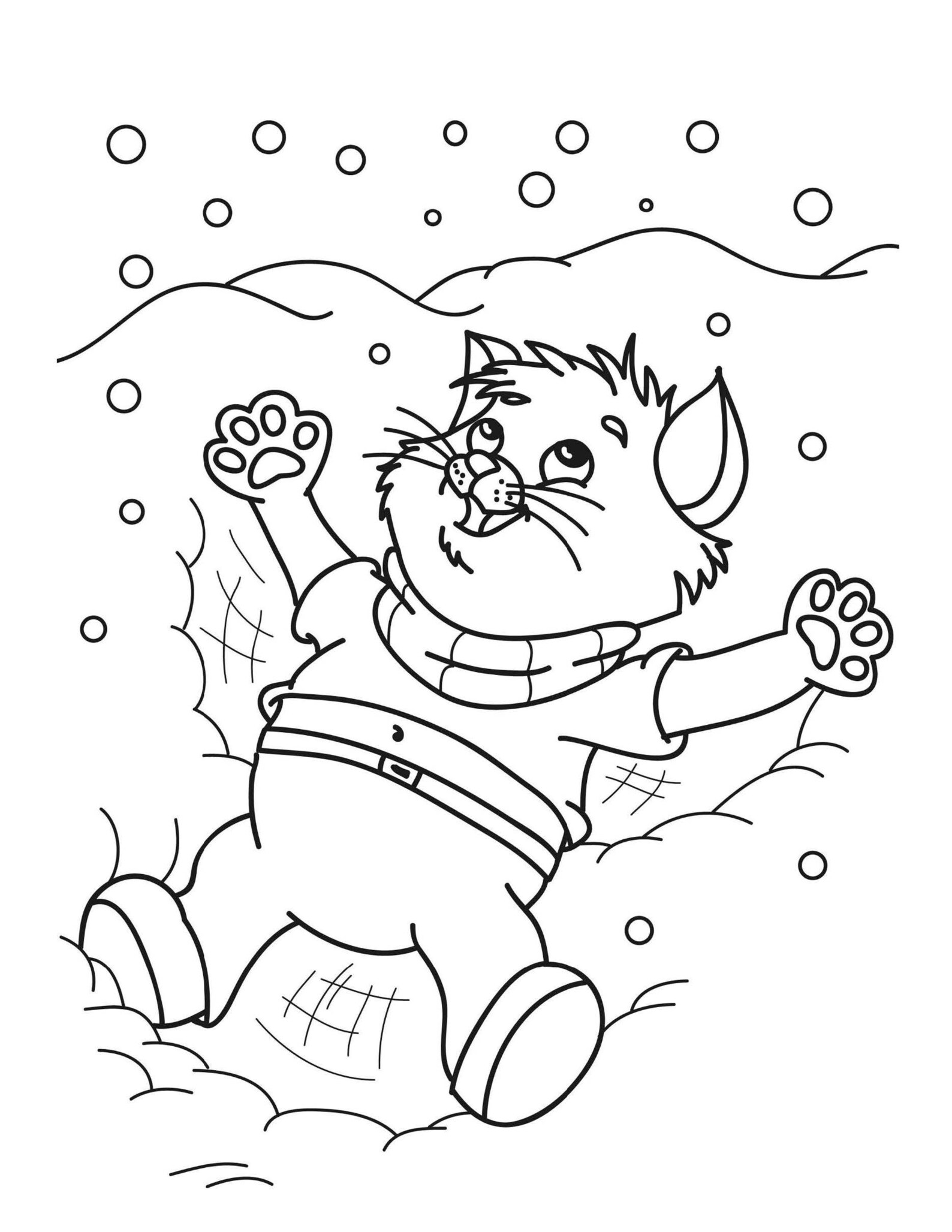 Winter Coloring Pages for Kids Christmas Coloring Pages - Etsy