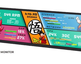 【2025年製 新品】 Super Panel Sensor AIDA64 Dragon Etsy - 1920x480 その他