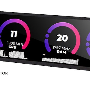 AIDA64 Midnight Wave Sensor Panel
