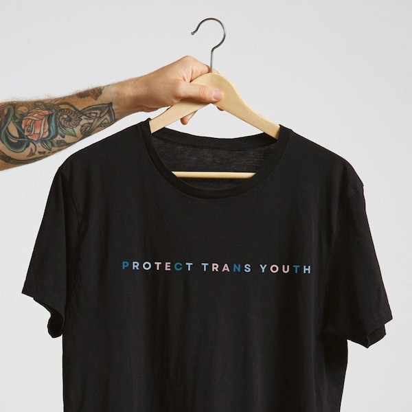 PROTECT TRANS YOUTH Shirt, Protect Trans Kids T-shirt, Transgender Pride Shirt, Protect Queer Youth, Lgbtq Rights, Support Trans Kids Shirt