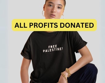 CHEMISE PALESTINE GRATUITE, Tous les bénéfices de cette chemise seront reversés à des personnes faisant quitter la Palestine à leurs proches