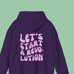 YOUNG ROYALS Inspired Hoodie, Simon's Purple Hoodie, Let's Start A Revolution, Young Royals Sweatshirt, Young Royals Fan Gift