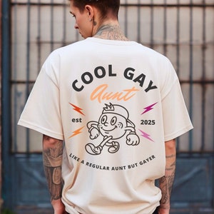 Cool Gay Aunt Shirt, Like A Regular Aunt But Gayer, Butch Lesbian Auntie tshirt, Cool Aunt Club, Lesbian Aunts Gift, LGBTQ Family Shirt