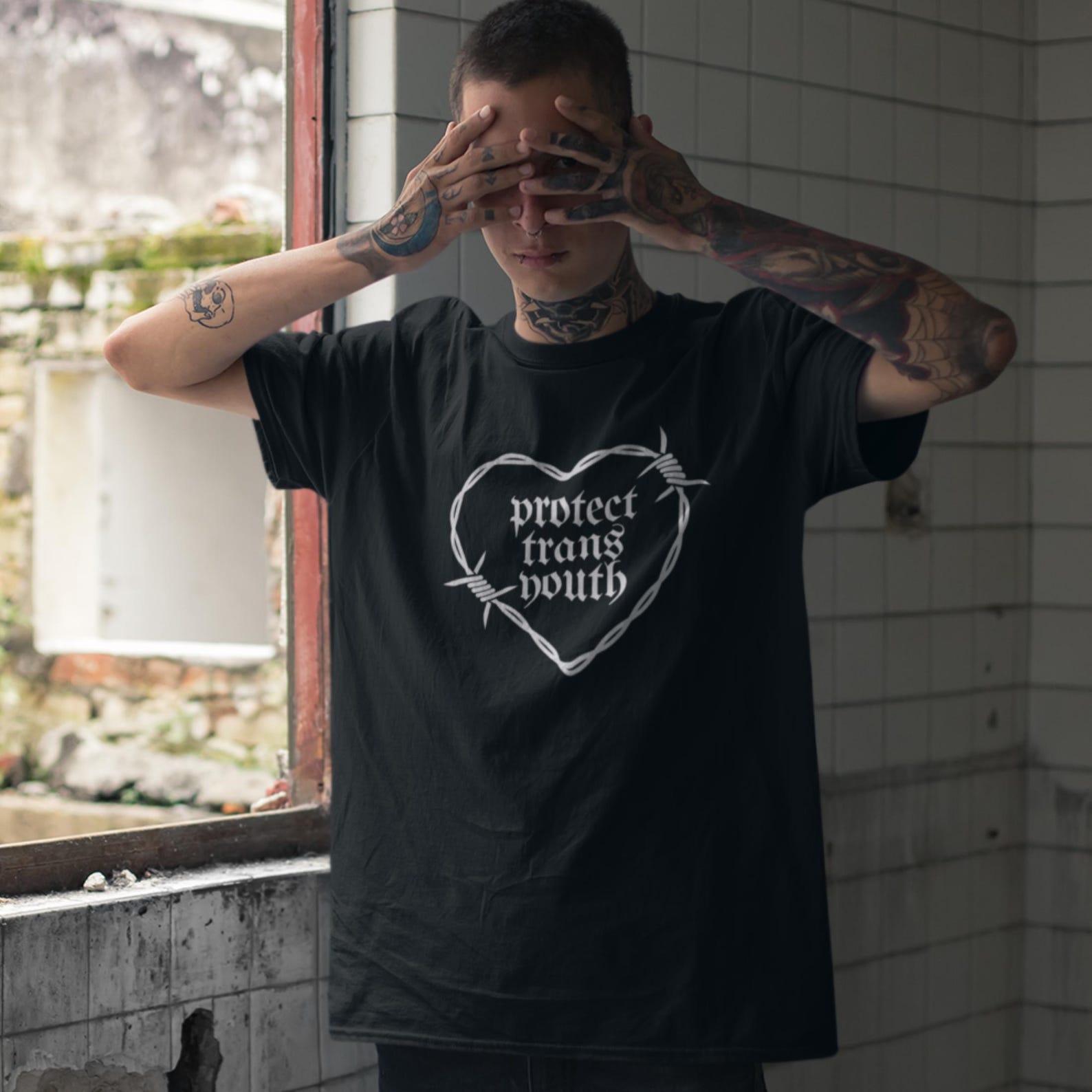 PROTECT TRANS YOUTH Shirt, Support Trans Kids, Leftist Tshirt, Trans ...