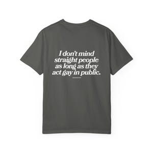 FUNNY GAY SHIRT, Lgbtq Pride Tshirt, Oversized Queer Shirt, Lesbian Tee, Gift for Gay Friend, Bisexual Pride, Gay Quote On The Back image 9