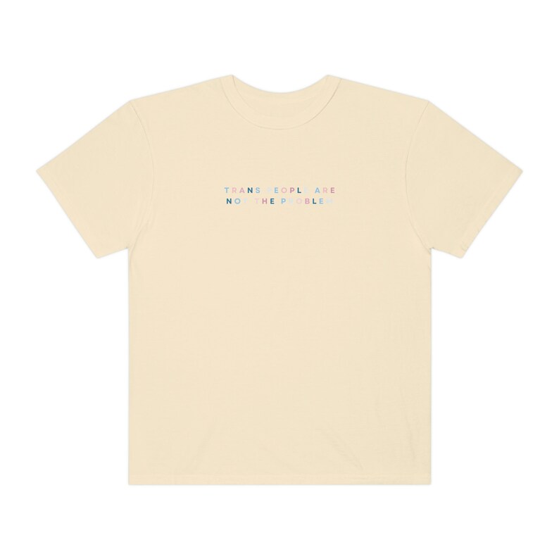 Camiseta «Las personas trans no son el problema», «Las vidas trans importan», «Protejan a los niños trans», Camiseta pro-trans, Camiseta de derechos transgénero, Camiseta de aliado trans imagen 7