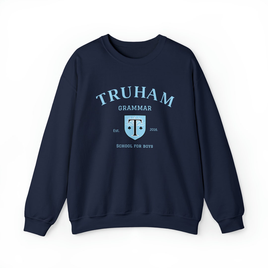TRUHAM GRAMMAR SCHOOL Sweatshirt, Heartstopper Inspired Shirt