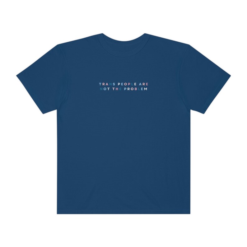 Camiseta «Las personas trans no son el problema», «Las vidas trans importan», «Protejan a los niños trans», Camiseta pro-trans, Camiseta de derechos transgénero, Camiseta de aliado trans imagen 8