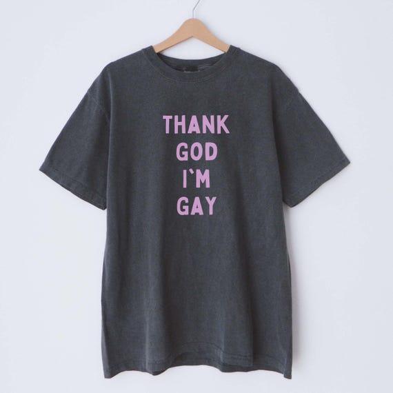 ありがとう、私はゲイです T シャツ、ビンテージ プライド T シャツ 