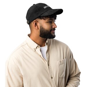 GAY AND TIRED dad hat, Funny Pride Cap, Vintage Corduroy Cap, Lesbian Hat, Gay Cap, Gay Gift, Queer Hat, Pride Accessories