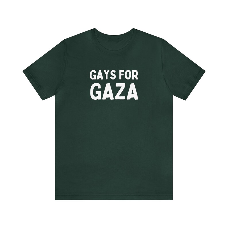 GAYS FOR GAZA Tshirt, Queer Free Palestine Shirt, Free Gaza Protest Tshirt, Stop The Genocide, Ceasefire Now, Stop The War, Profits Donated image 5