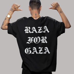 RAZA FOR GAZA、パレスチナ解放シャツ
