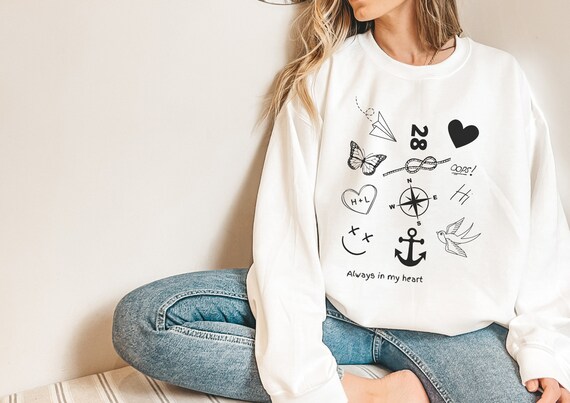 Kindfindapparel Larry Stylinson Sweatshirt, Larry Stylinson Tattoos, Larry Is Real, Always in My Heart, Louis and Harry Fan Sweatshirt.