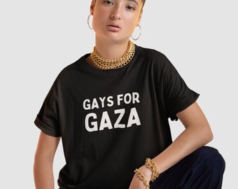 GAYS FOR GAZA Tshirt, Queer Free Palestine Shirt, Free Gaza Protest Tshirt, Stop The Genocide, Ceasefire Now, Stop The War