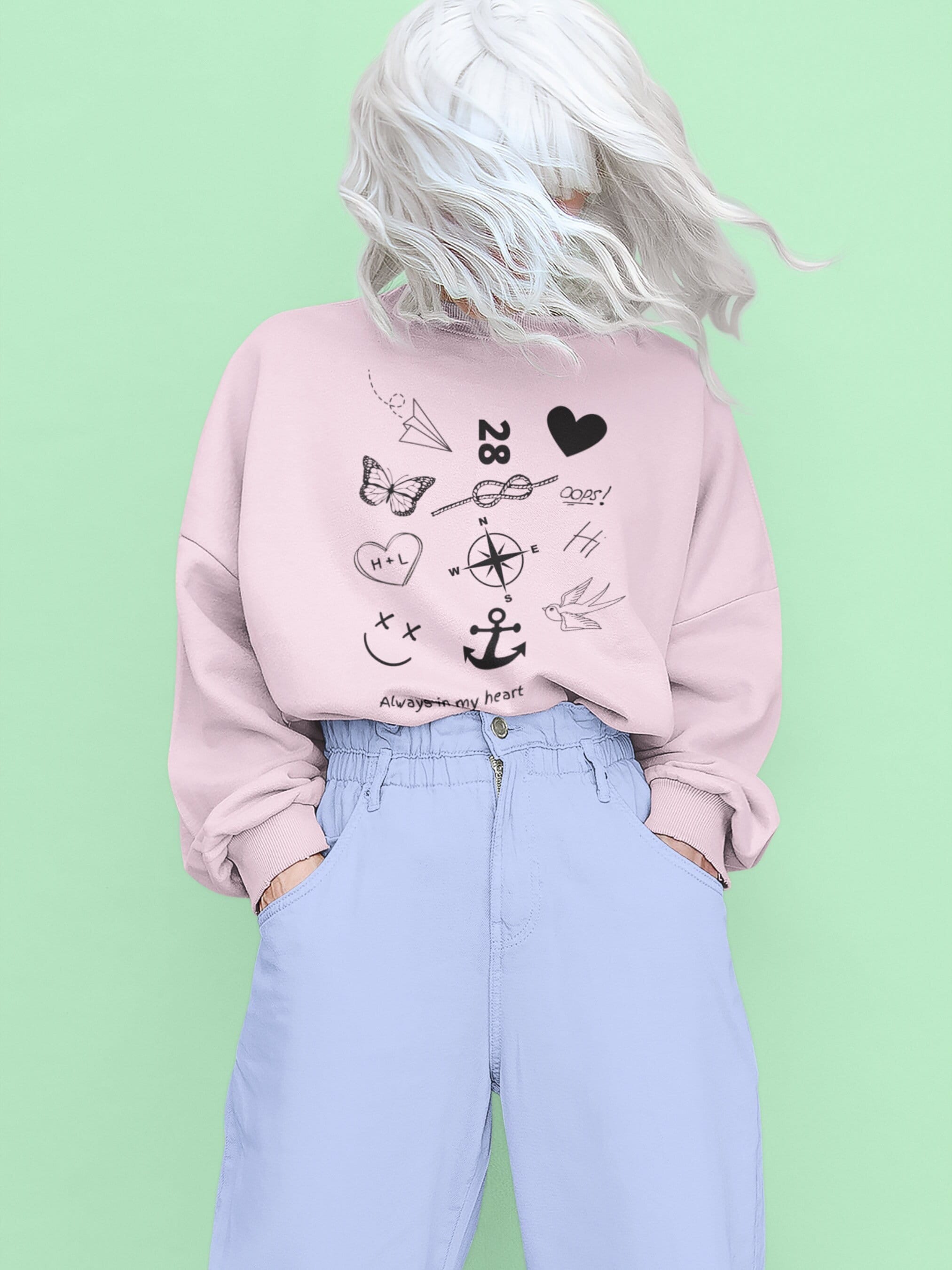 Louis Heart Sweatshirt