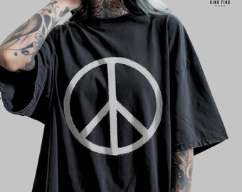 PEACE SIGN SHIRT, No War In Iran Tshirt, Stop War Now, Peace Tshirt, Protest Shirt Resist, Comfort Colors Tee, Retro Grunge Shirt, Anti War