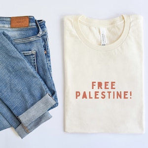 FREE PALESTINE SHIRT, Protest tee, Free Gaza, Stop The Genocide, Simple Free Palestine Tshirt
