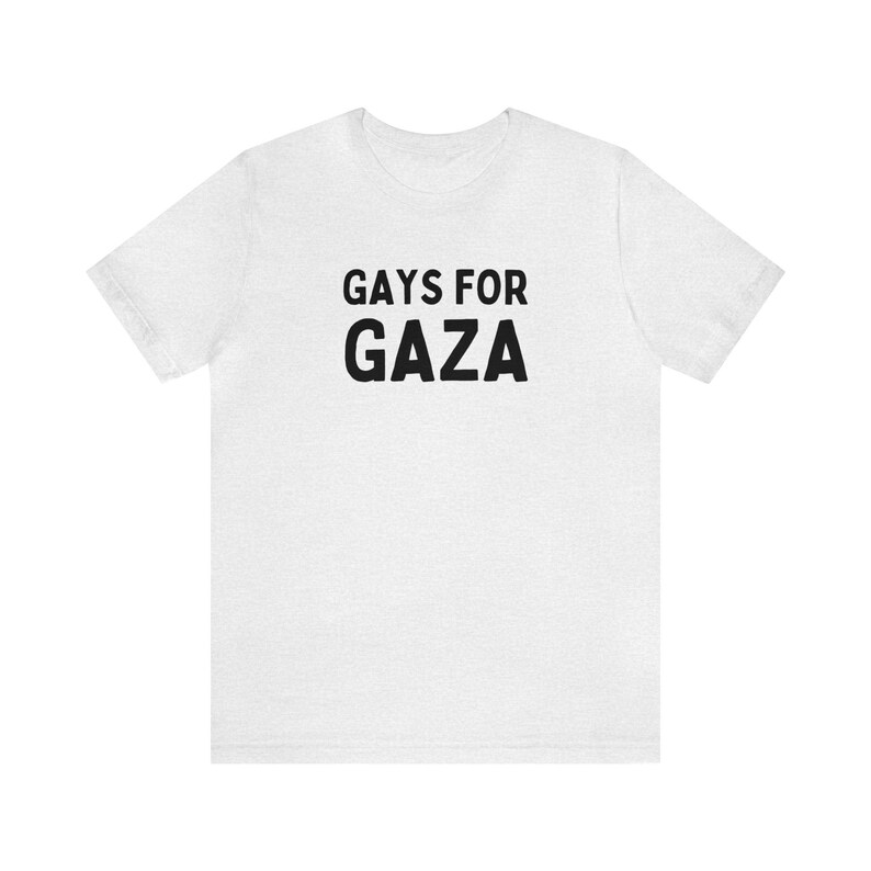 GAYS FOR GAZA Tshirt, Queer Free Palestine Shirt, Free Gaza Protest Tshirt, Stop The Genocide, Ceasefire Now, Stop The War, Profits Donated image 7