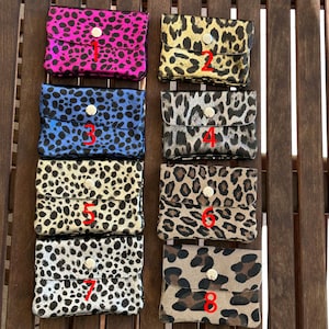 Geldbörsen für Damen Ledertasche Tasche aus Wildleder Tasche mit Leopardenmuster Erhältlich in einer Vielzahl von Farben Festliche Geschenke