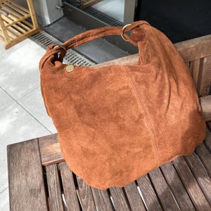 Tragetasche aus Wildleder Multifunktionale Tragetasche mit großem Fassungsvermögen Einfaches und stilvolles Weihnachtsgeschenk