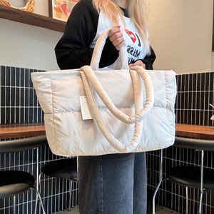 Damen Winter Tote Bag GroßeUmhängetasche Große Kapazität mit Reißverschluss Kann als Geburtstagsgeschenk Weihnachtsgeschenk verwendet werden