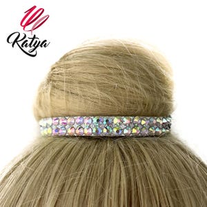 Crown bun rhythmic gymnastic accesories for hair jewelery rgcrown rgjewellery for 2 buns
