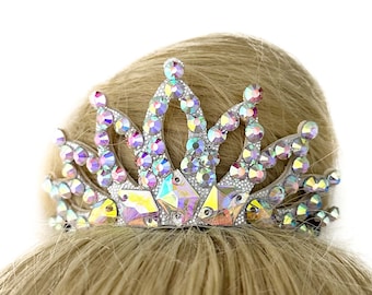 Crown bun rhythmic gymnastic accesories for hair jewelery rgcrown rgjewellery rhythmic gymnastics ornaments ornament