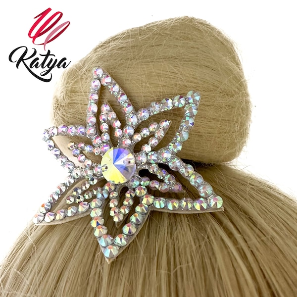 Couronne chignon accessoires de gymnastique rythmique pour bijoux de cheveux rgcrown rgjewellery gymnastique