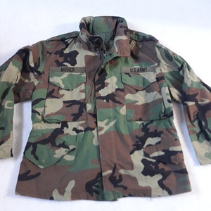 US Army M65 Woodland camo 1990&#39;s Field Jacket