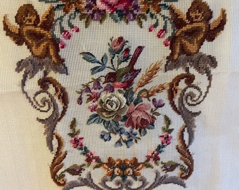 Pre-worked Needlepoint  - 3 Piece Chair Set