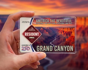 National Park Pass Sleeve, America the Beautiful Pass Protector, Pacific Mountain Parks Art Collection Sticker, National Gift
