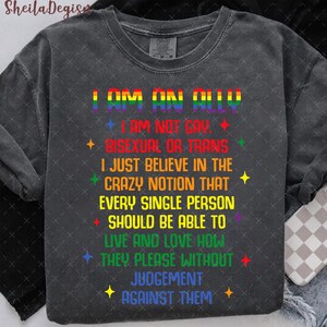 Sono un alleato, non sono gay, bisessuale o transgender. PNG, Arcobaleno PNG, Mese dell'orgoglio PNG, Parata dell'orgoglio LGBT PNG, Uguali diritti PNG, Orgoglio lesbico PNG