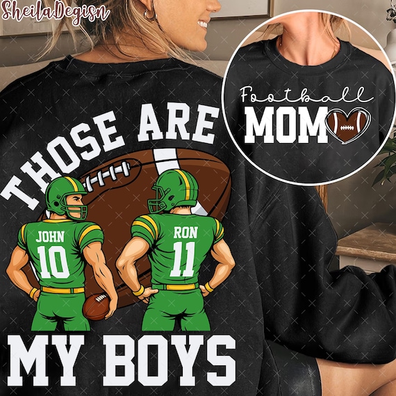 Those Are My Boys Gameday Custom Png, Personalized football players Png, Custom football team name,American football players,Football season