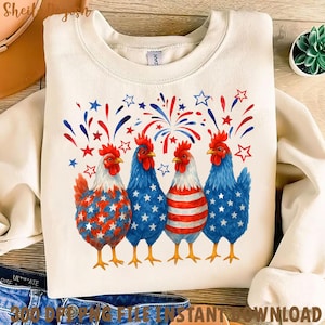Funny 4th Of July Png, Chicken Png, Independence Day Png, Usa Flag Png, Patriotic Png, Freedom Png, Womens Fourth Of July, Funny Farmer Farm