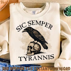 Sic Semper Tyrannis Anti Trump Png, Political Png, Anti Fascism Png, Anti Racist Png, Liberal Leftist Png, Not My President, Anti Republican
