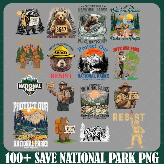 100+ Protect Our National Parks Defund Doge Parks Not Profits Png, Resist Save Our Parks Bear, Protect National Parks,Save National Parks