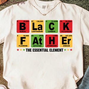 Black Father PNG, The Essential Element Png, Black Dad Png, Black History Month Png, Juneteenth Png, Black King, Father&#39;s Day Png, Free-ish