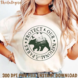 Protect Our National Parks Defund Doge Parks Not Profits Png, Resist Save Our Parks Bear, Protecting Our National Parks, Save National Parks