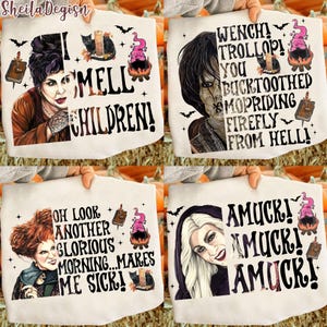 Hocuss Pocu-s PNG Bundle, Halloween Png, Sandersonn Sisterss Png, Hocuss Pocu-s Halloween, Bad Witches Png, Halloween Sublimation Bundle
