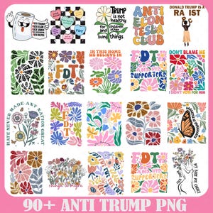 90+ Anti Trump Png Bundle, FDT Anti Maga png Liberal Democrata png Engraçado político png Presente para Democrata Feminista, Digital Trump Resist png