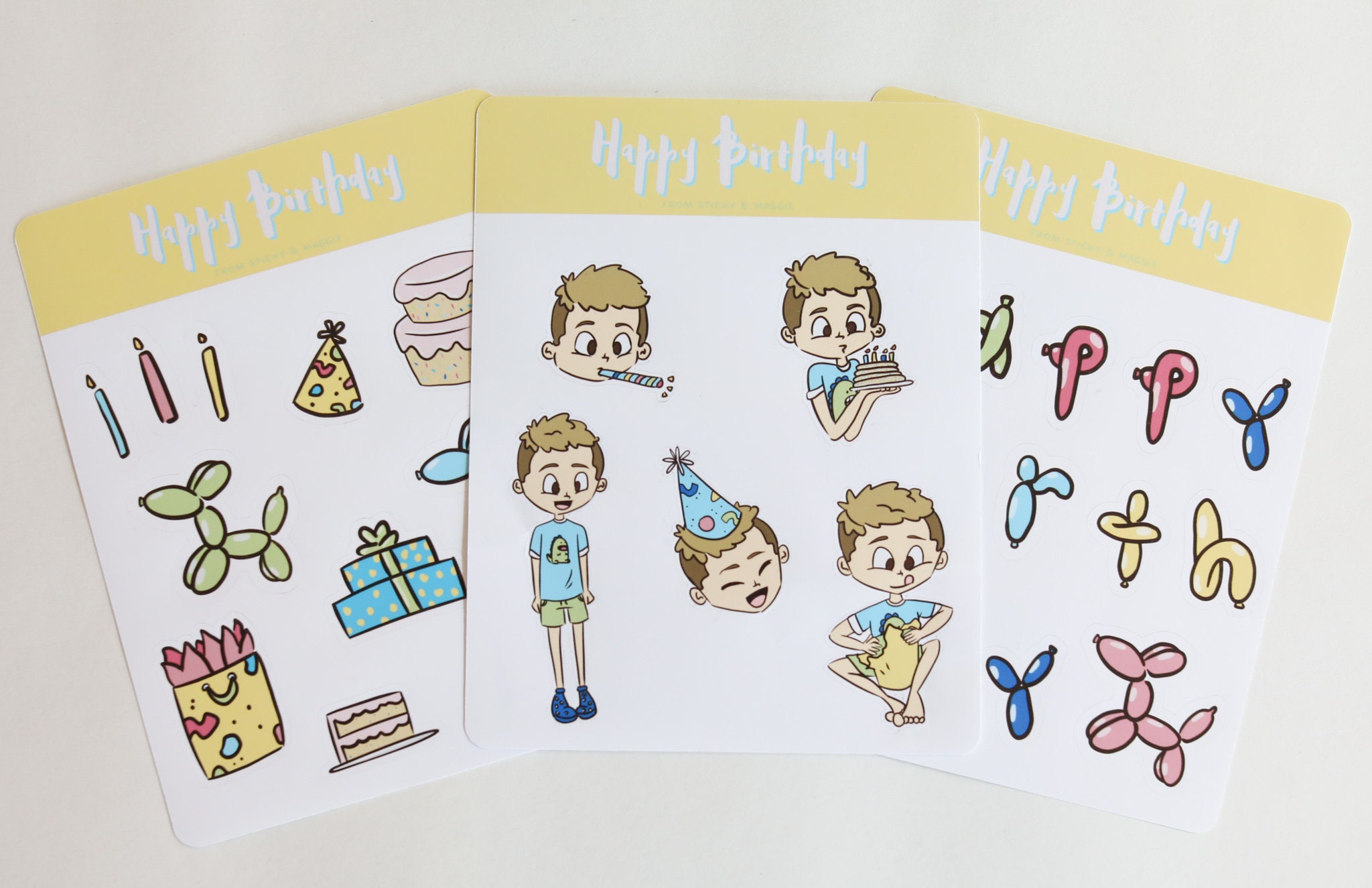 Personalized Stickers For Kids Birthday Theme Stickers Etsy Personalized stickers for kids birthday theme stickers etsy