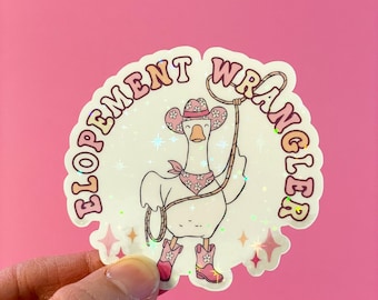 Elopement Wrangler Sticker, Teacher Sped Gift, Para Gift Funny, School Admin Gift Sticker, Silly Goose Teacher Decal, Special Education Gift